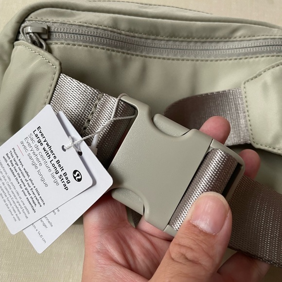 *LONG STRAP* Lululemon Everywhere Belt Bag Large 2L - Raw Linen - Picture 13 of 14